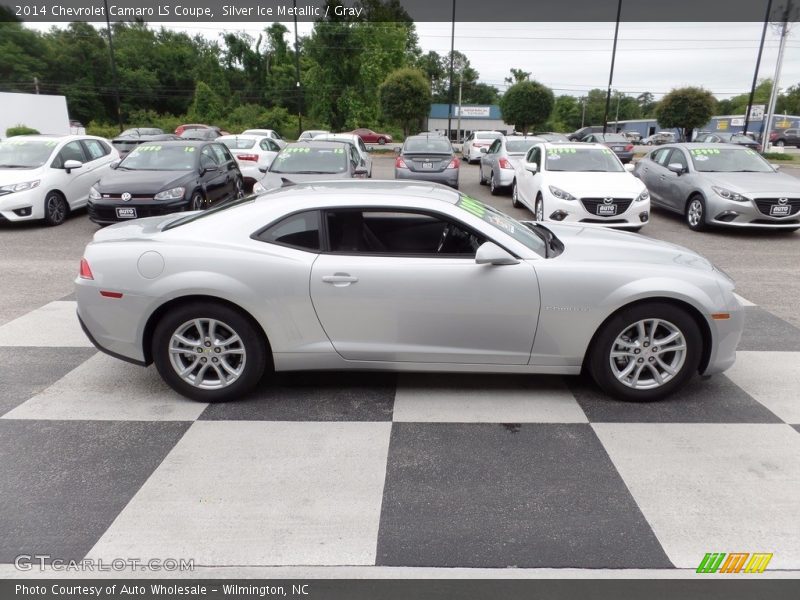 Silver Ice Metallic / Gray 2014 Chevrolet Camaro LS Coupe