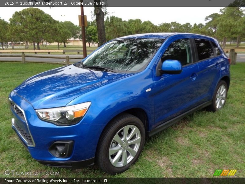 Octane Blue / Black 2015 Mitsubishi Outlander Sport ES