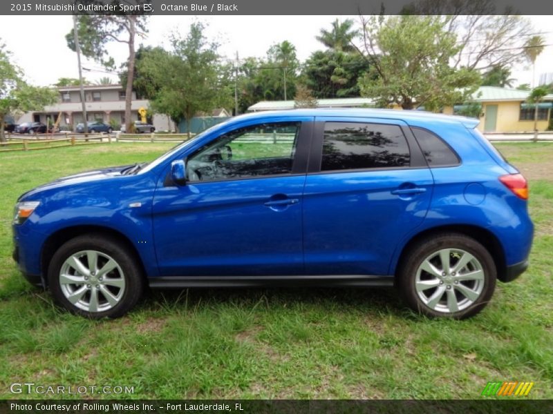 Octane Blue / Black 2015 Mitsubishi Outlander Sport ES