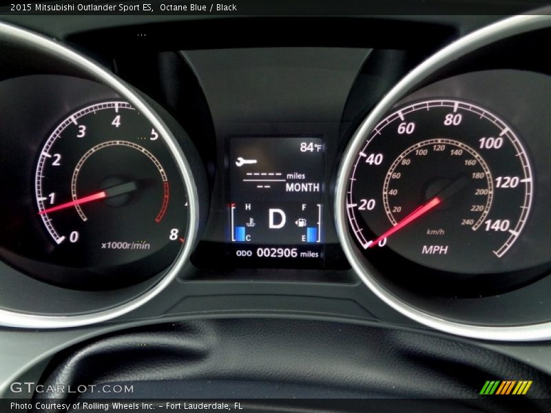 Octane Blue / Black 2015 Mitsubishi Outlander Sport ES
