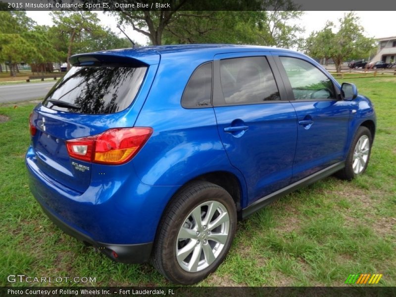 Octane Blue / Black 2015 Mitsubishi Outlander Sport ES