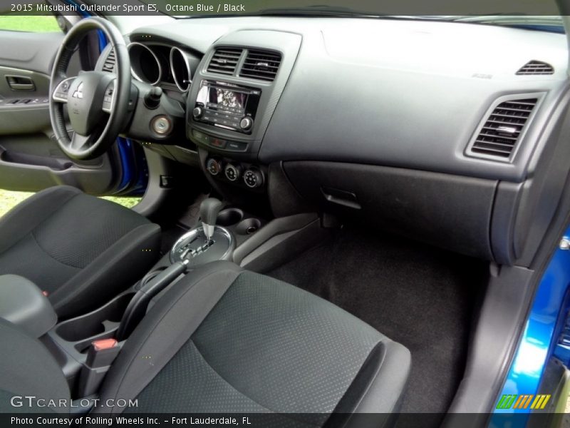 Octane Blue / Black 2015 Mitsubishi Outlander Sport ES