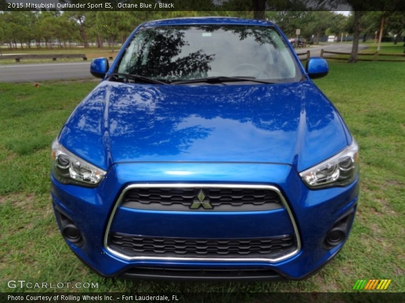 Octane Blue / Black 2015 Mitsubishi Outlander Sport ES