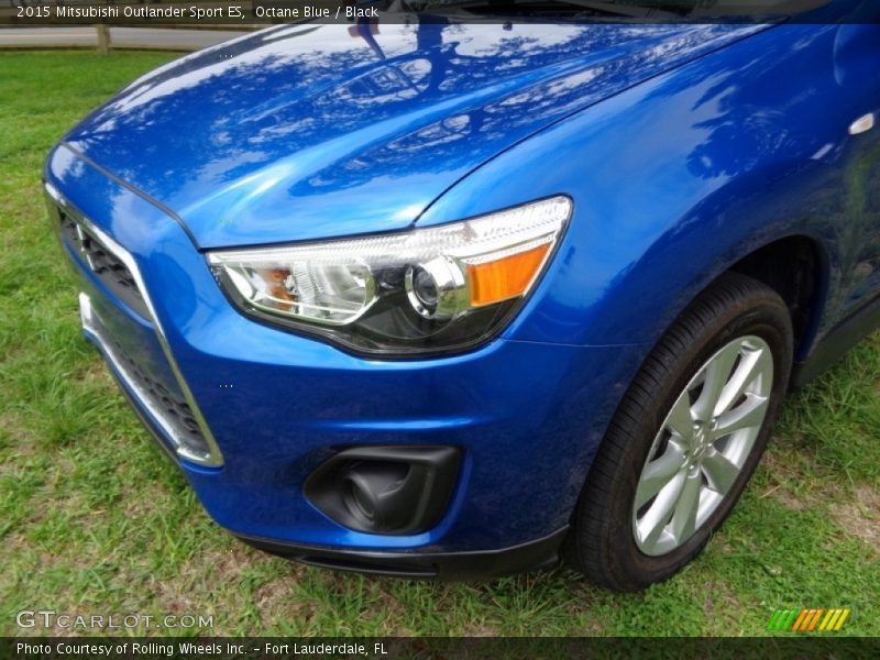 Octane Blue / Black 2015 Mitsubishi Outlander Sport ES