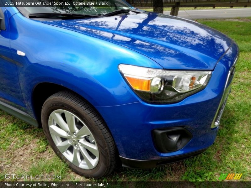 Octane Blue / Black 2015 Mitsubishi Outlander Sport ES
