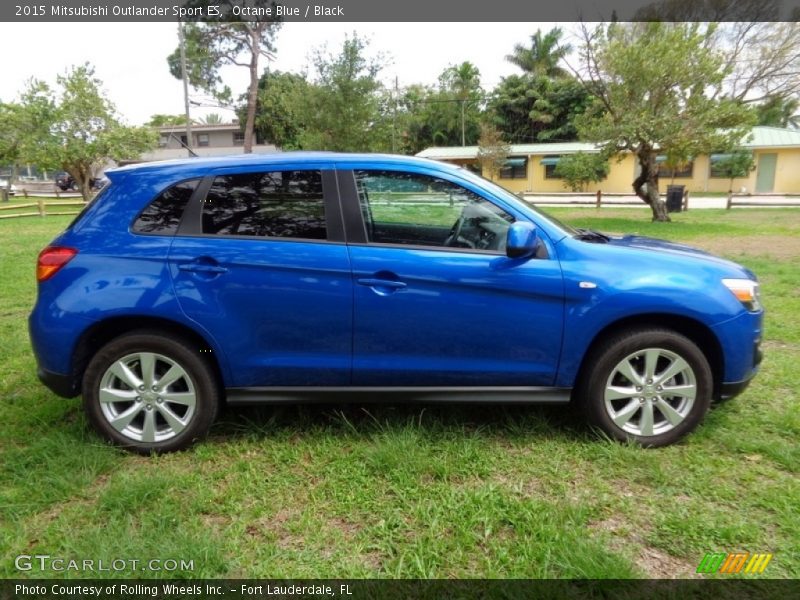 Octane Blue / Black 2015 Mitsubishi Outlander Sport ES