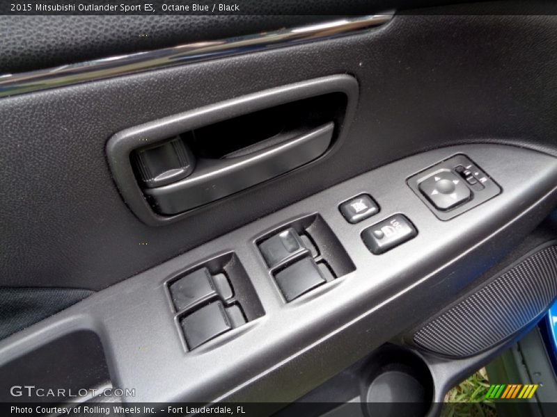 Octane Blue / Black 2015 Mitsubishi Outlander Sport ES