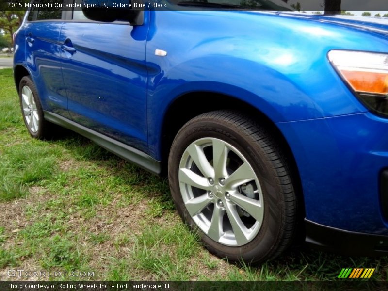 Octane Blue / Black 2015 Mitsubishi Outlander Sport ES