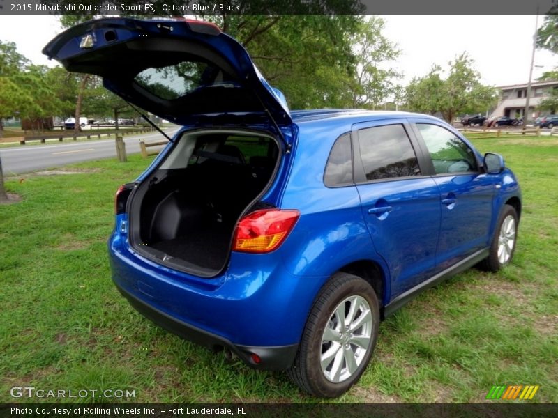 Octane Blue / Black 2015 Mitsubishi Outlander Sport ES