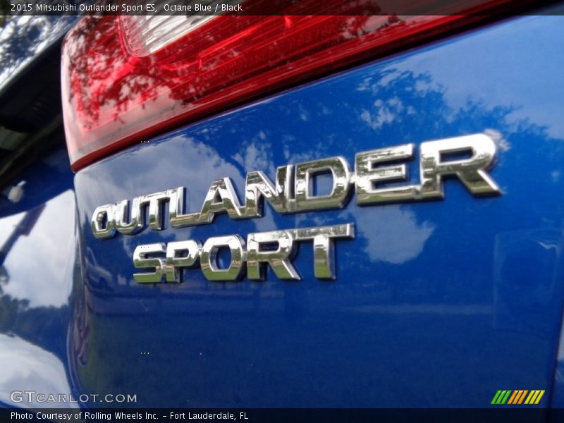 Octane Blue / Black 2015 Mitsubishi Outlander Sport ES