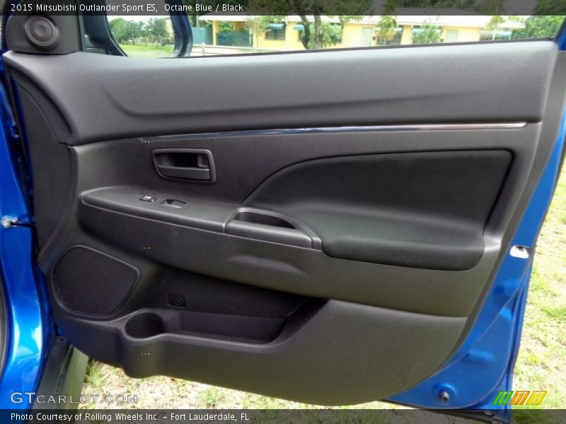 Octane Blue / Black 2015 Mitsubishi Outlander Sport ES