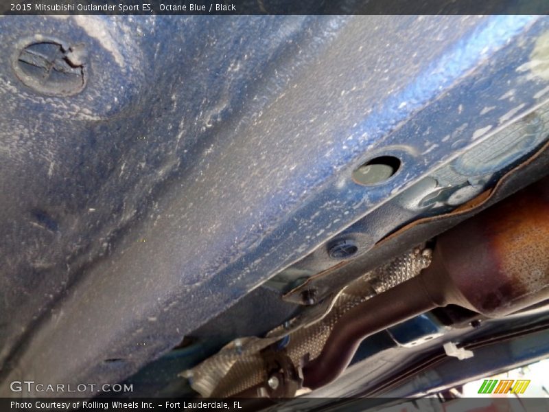 Octane Blue / Black 2015 Mitsubishi Outlander Sport ES