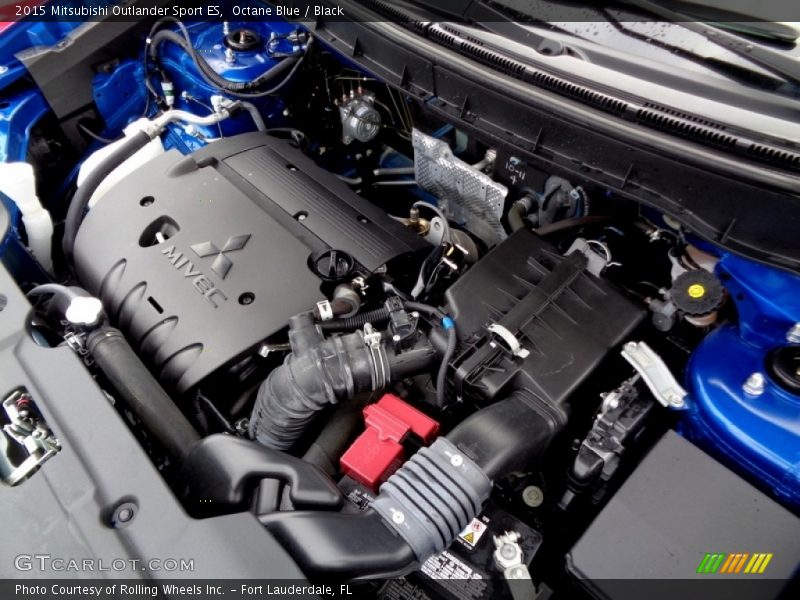 Octane Blue / Black 2015 Mitsubishi Outlander Sport ES