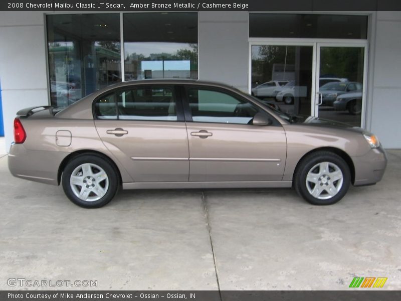 Amber Bronze Metallic / Cashmere Beige 2008 Chevrolet Malibu Classic LT Sedan