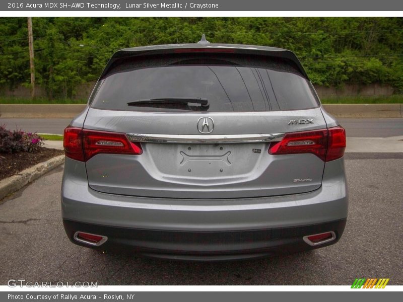 Lunar Silver Metallic / Graystone 2016 Acura MDX SH-AWD Technology