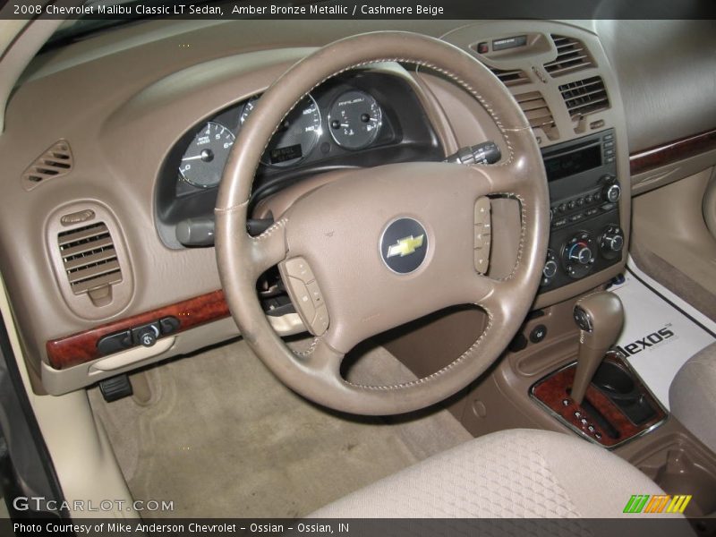 Amber Bronze Metallic / Cashmere Beige 2008 Chevrolet Malibu Classic LT Sedan