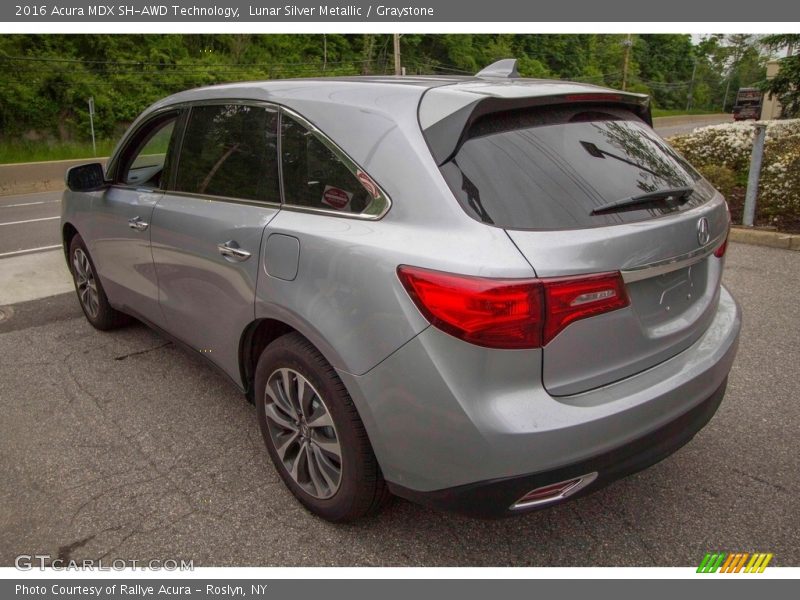 Lunar Silver Metallic / Graystone 2016 Acura MDX SH-AWD Technology