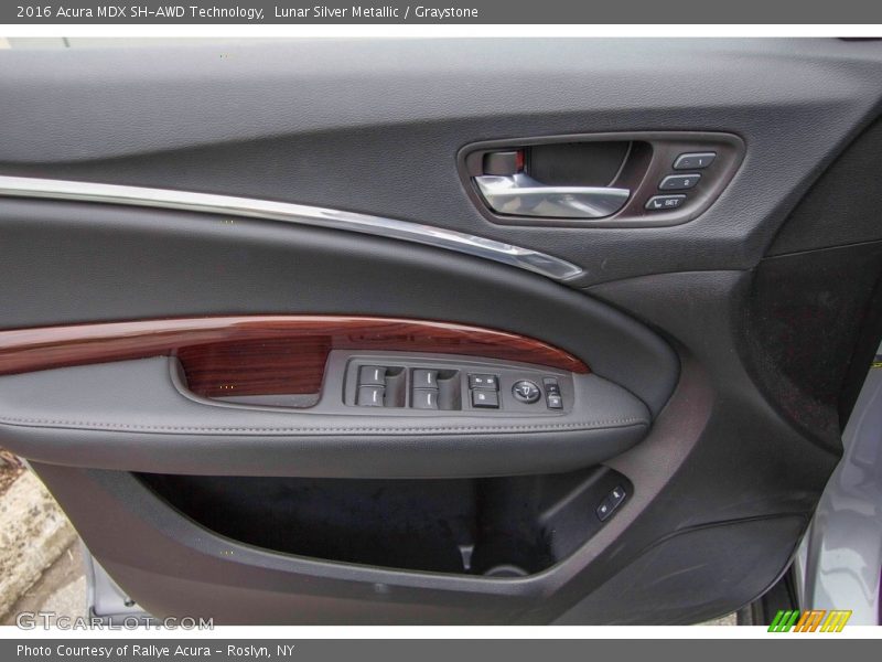 Lunar Silver Metallic / Graystone 2016 Acura MDX SH-AWD Technology