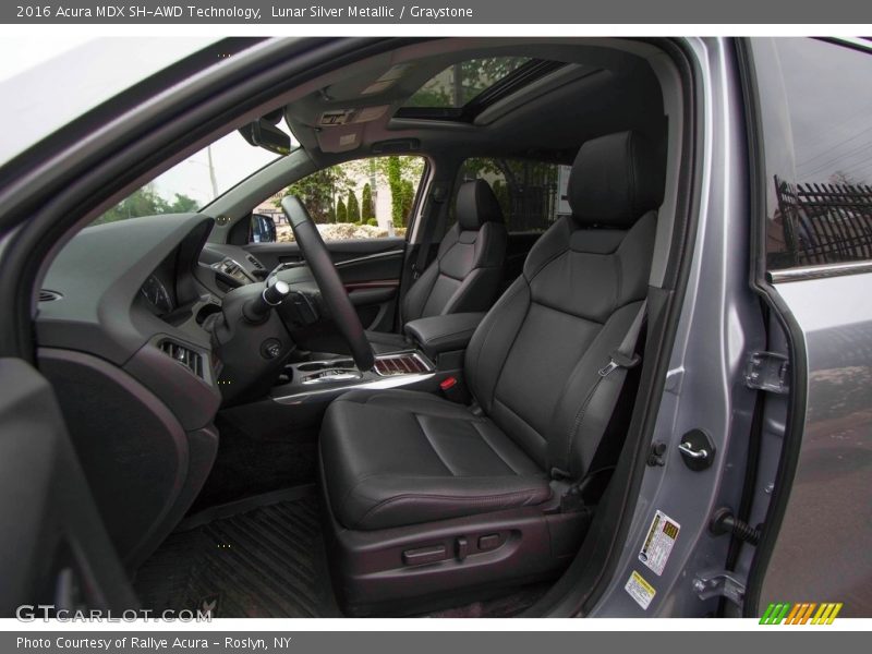 Lunar Silver Metallic / Graystone 2016 Acura MDX SH-AWD Technology