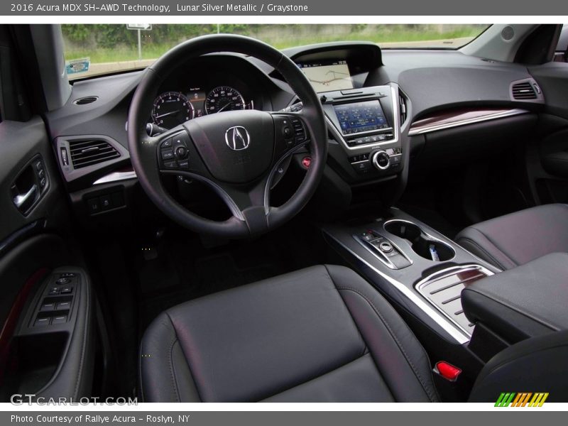 Lunar Silver Metallic / Graystone 2016 Acura MDX SH-AWD Technology