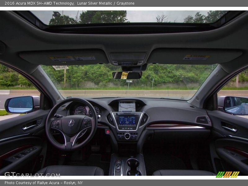 Lunar Silver Metallic / Graystone 2016 Acura MDX SH-AWD Technology