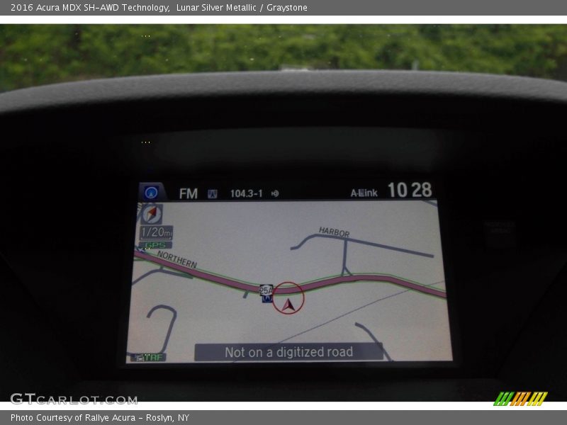 Lunar Silver Metallic / Graystone 2016 Acura MDX SH-AWD Technology