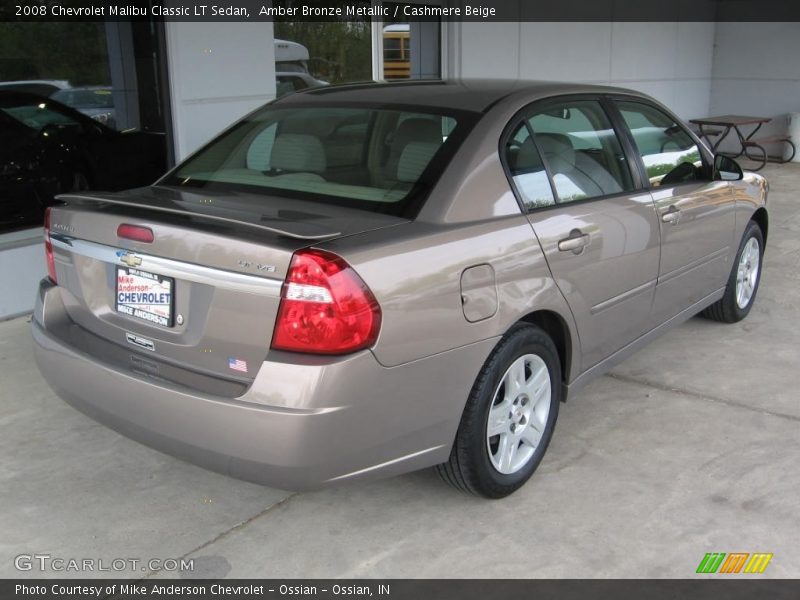 Amber Bronze Metallic / Cashmere Beige 2008 Chevrolet Malibu Classic LT Sedan