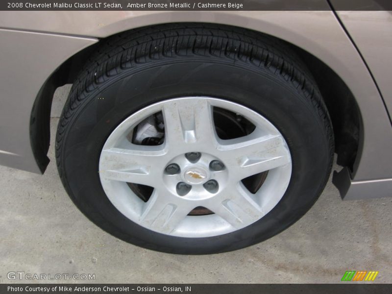 Amber Bronze Metallic / Cashmere Beige 2008 Chevrolet Malibu Classic LT Sedan