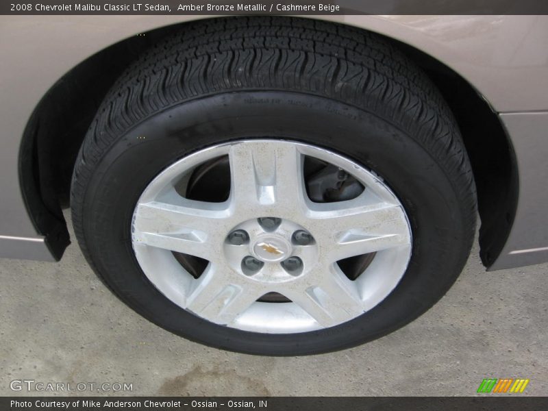 Amber Bronze Metallic / Cashmere Beige 2008 Chevrolet Malibu Classic LT Sedan