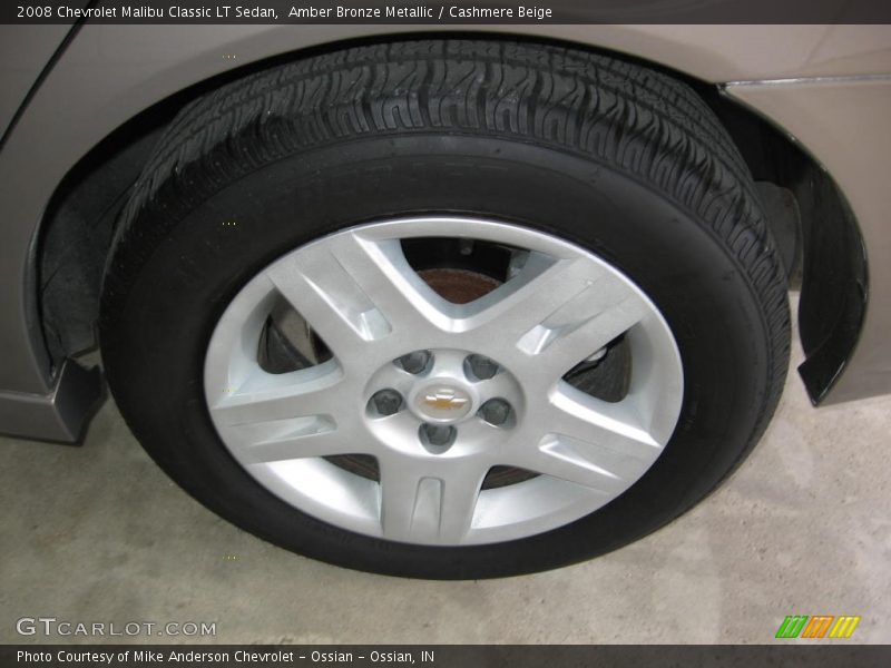 Amber Bronze Metallic / Cashmere Beige 2008 Chevrolet Malibu Classic LT Sedan