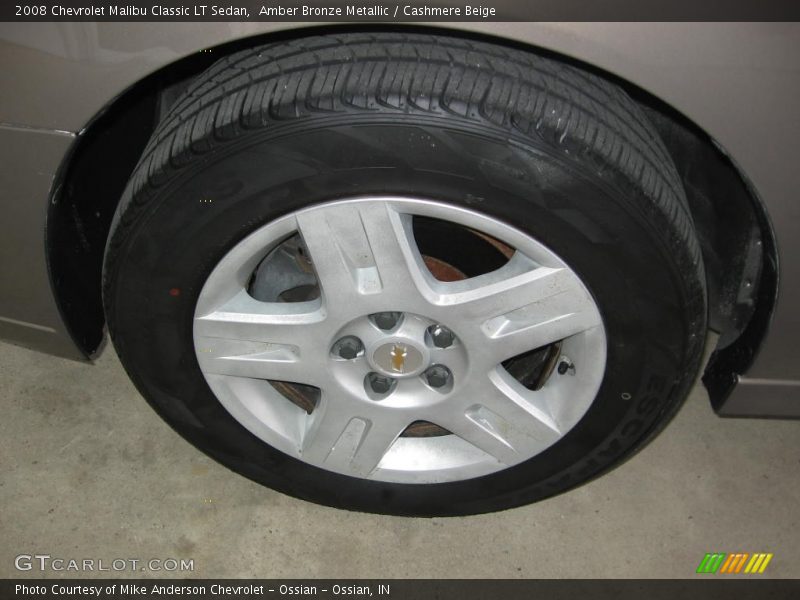 Amber Bronze Metallic / Cashmere Beige 2008 Chevrolet Malibu Classic LT Sedan