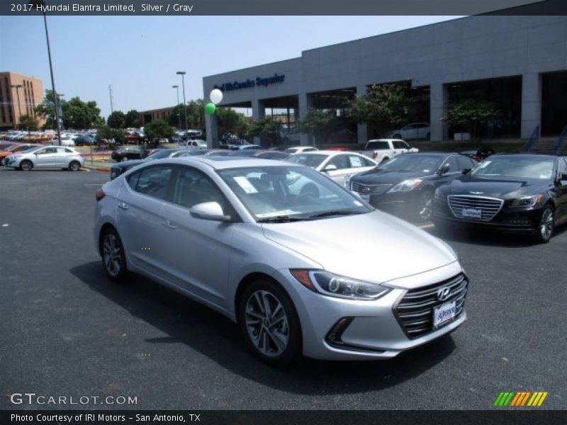 Silver / Gray 2017 Hyundai Elantra Limited