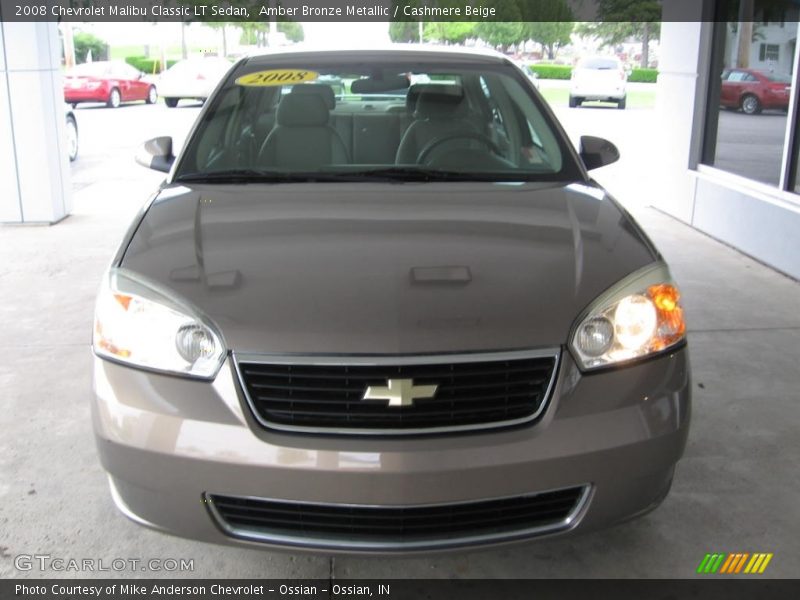 Amber Bronze Metallic / Cashmere Beige 2008 Chevrolet Malibu Classic LT Sedan