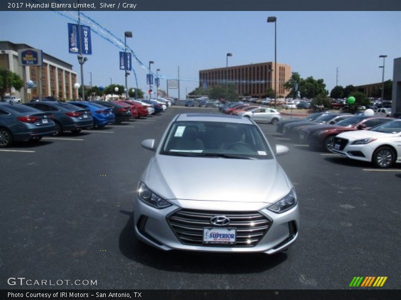 Silver / Gray 2017 Hyundai Elantra Limited