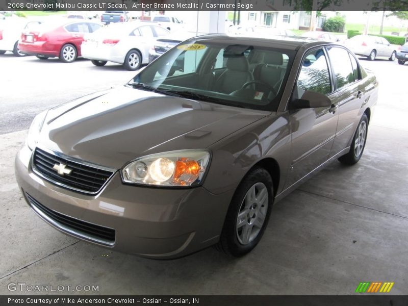 Amber Bronze Metallic / Cashmere Beige 2008 Chevrolet Malibu Classic LT Sedan