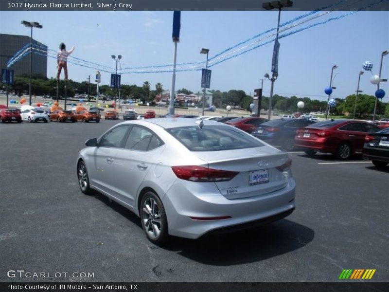 Silver / Gray 2017 Hyundai Elantra Limited