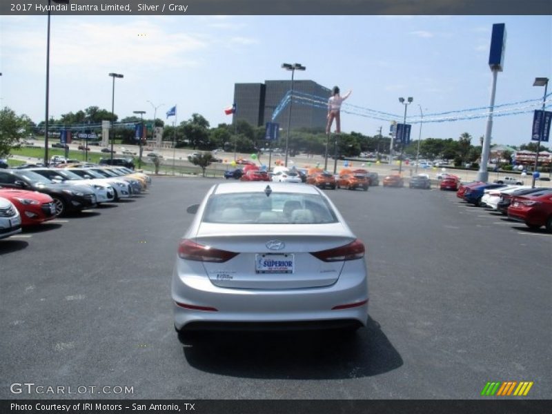 Silver / Gray 2017 Hyundai Elantra Limited