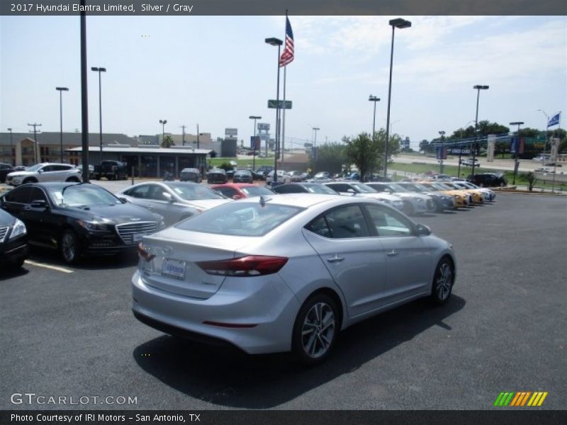 Silver / Gray 2017 Hyundai Elantra Limited