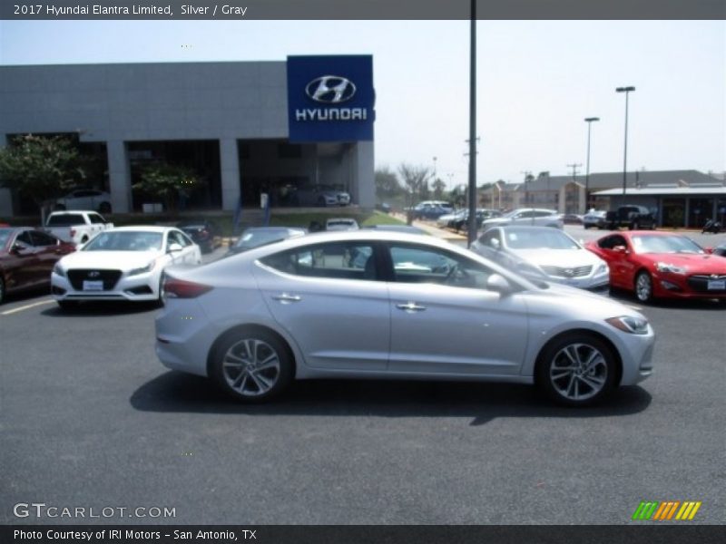 Silver / Gray 2017 Hyundai Elantra Limited