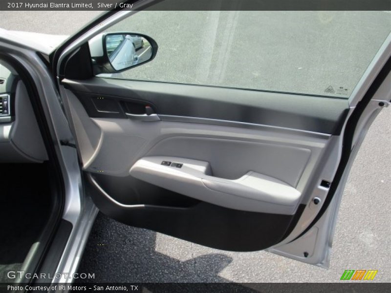 Silver / Gray 2017 Hyundai Elantra Limited
