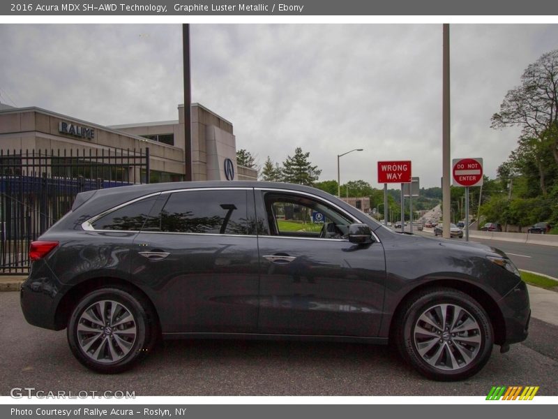 Graphite Luster Metallic / Ebony 2016 Acura MDX SH-AWD Technology