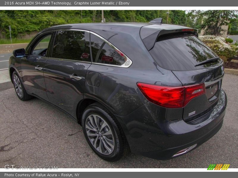 Graphite Luster Metallic / Ebony 2016 Acura MDX SH-AWD Technology