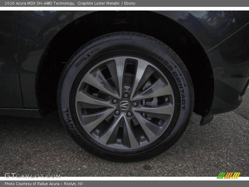 Graphite Luster Metallic / Ebony 2016 Acura MDX SH-AWD Technology