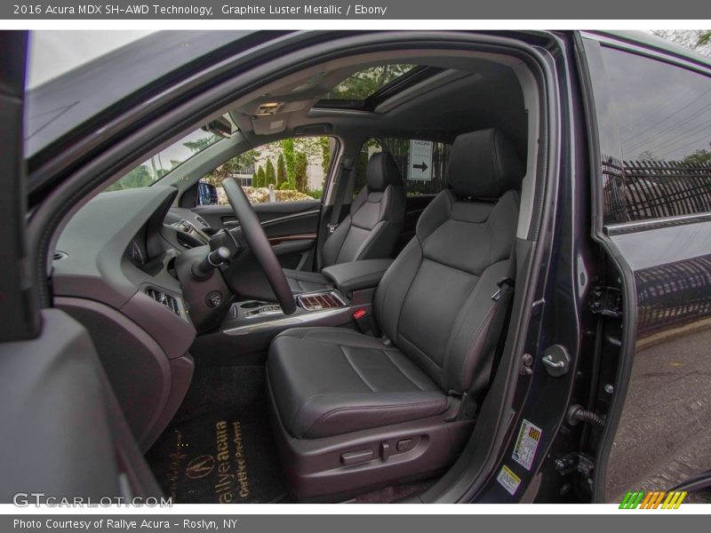 Graphite Luster Metallic / Ebony 2016 Acura MDX SH-AWD Technology