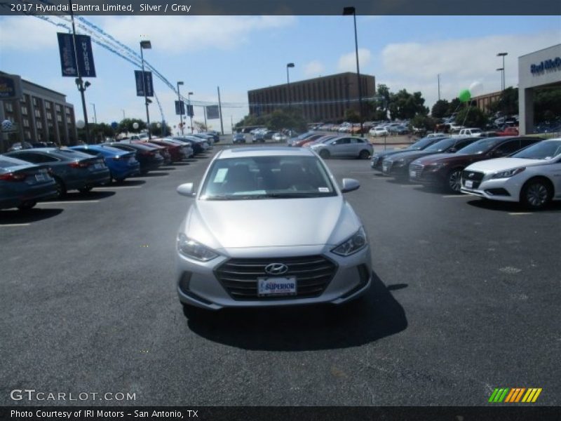 Silver / Gray 2017 Hyundai Elantra Limited