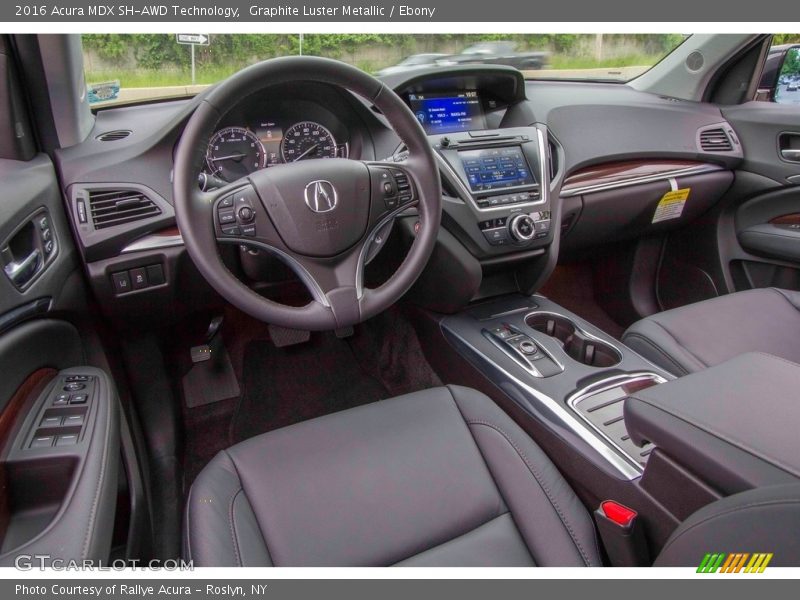 Graphite Luster Metallic / Ebony 2016 Acura MDX SH-AWD Technology