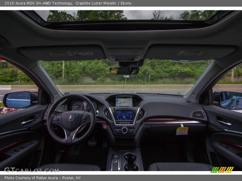 Graphite Luster Metallic / Ebony 2016 Acura MDX SH-AWD Technology