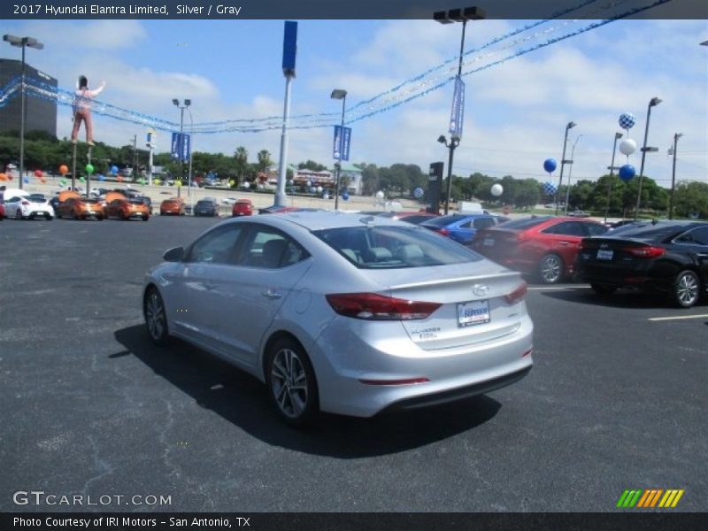 Silver / Gray 2017 Hyundai Elantra Limited