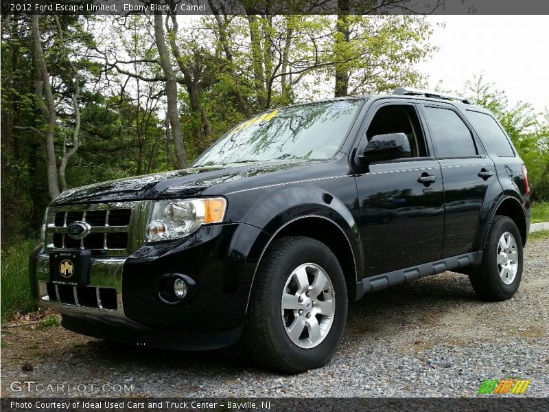 Ebony Black / Camel 2012 Ford Escape Limited