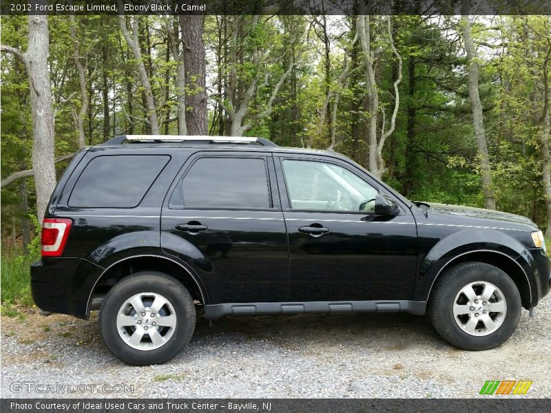 Ebony Black / Camel 2012 Ford Escape Limited